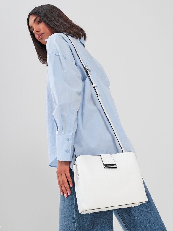 Сумка FIATO 2767 вителло белая