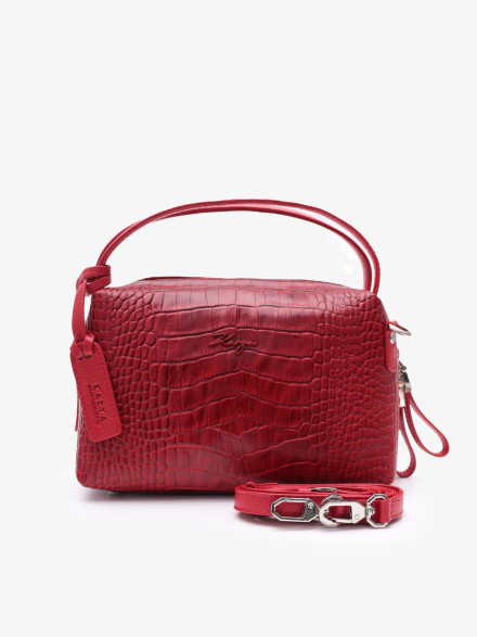 Сумка женская Karya 2229 красный крокодил Сумка женская Karya 2229 красный крокодил