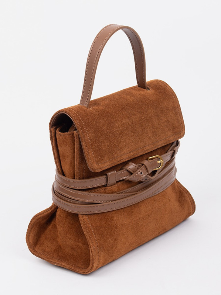 Сумка Lamagio 68920 замша рыжая