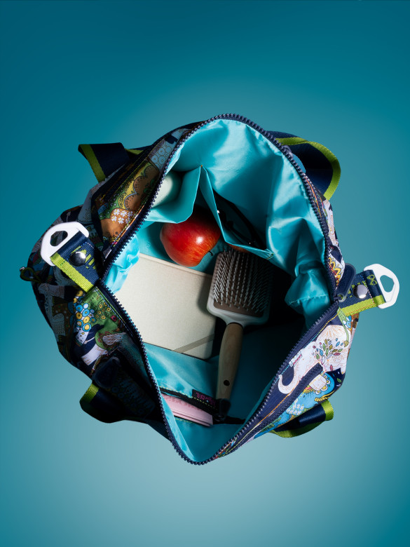 Сумка женская текстильная Minigirl 3015 слон тёмно-синяя