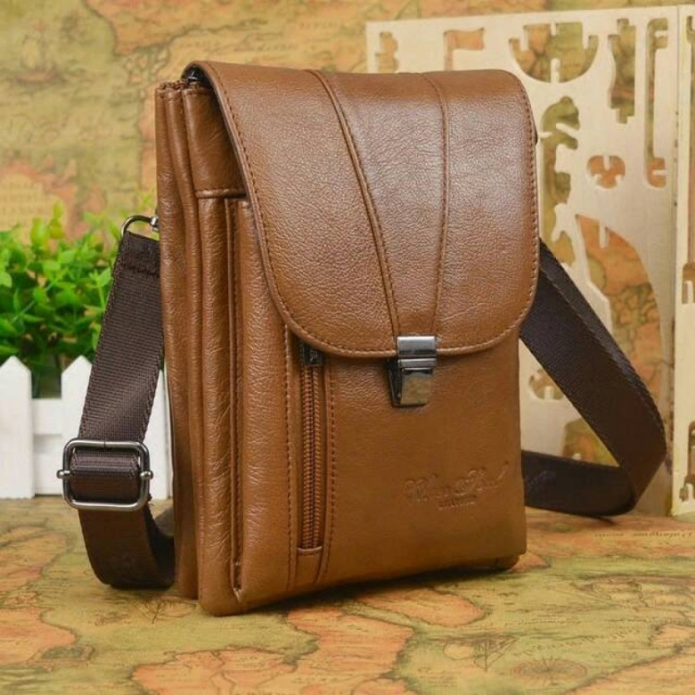 Сумка мужская Cheer Soul 2261 коричневая