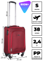 Чемодан RION+ 454/4 ABS пластик 18" дюймов