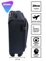 Чемодан RION+ 454/4 ABS пластик 18" дюймов