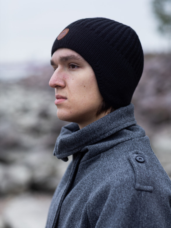 Ушанка мужская 12770 MARHATTER чёрный (57-59)