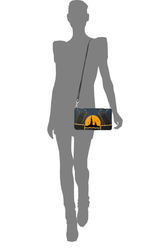 Сумка женская Protege, ДС-251-87 Город №12 чёрная