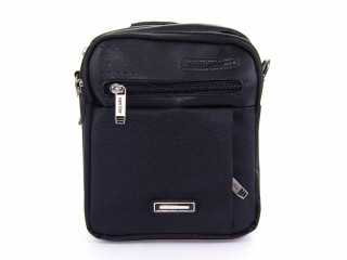 Мужская сумка-планшет из экокожи Cantlor GW103 чёрная