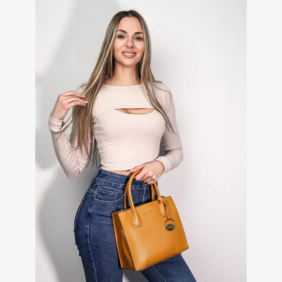 Сумка женская David Jones 6900 mustard Сумка женская David Jones 6900 mustard
