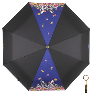 Зонт женский Flioraj, 16082 FJ черный