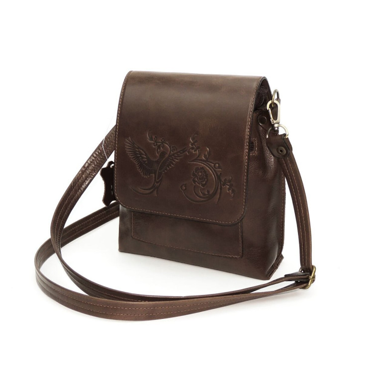 Женская кожаная сумка Natalia Kalinovskaya С86п-682 бордо