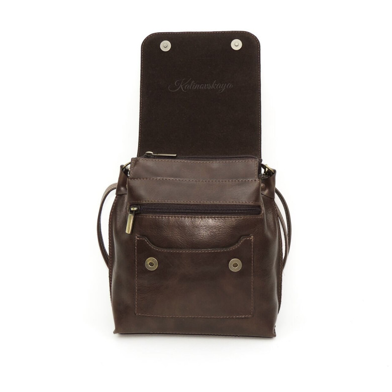 Женская кожаная сумка Natalia Kalinovskaya С86п-682 бордо