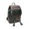Рюкзак женский Natalia Kalinovskaya, "Стасия" зеленый/коричневый 