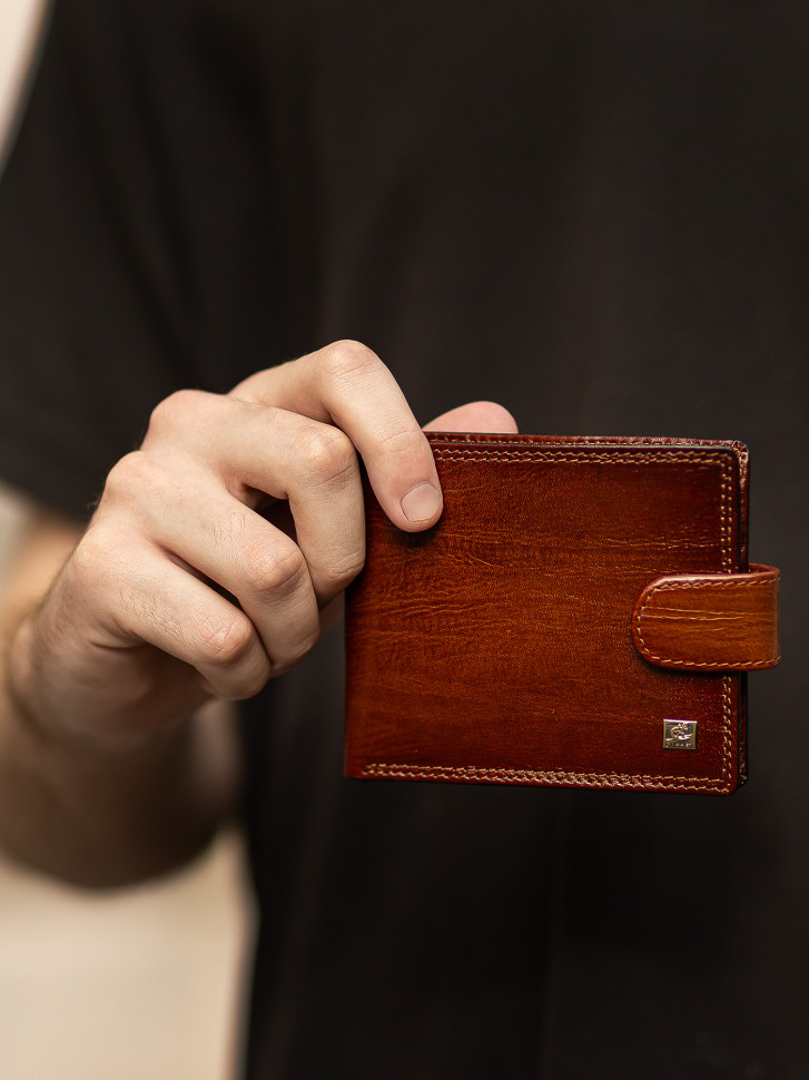 Портмоне мужское Cosset F14-327-516D коричневое Портмоне мужское Cosset F14-327-516D коричневое