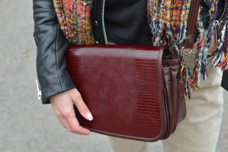 Сумка женская Natalia Kalinovskaya, С93 «Аресели» бордо 