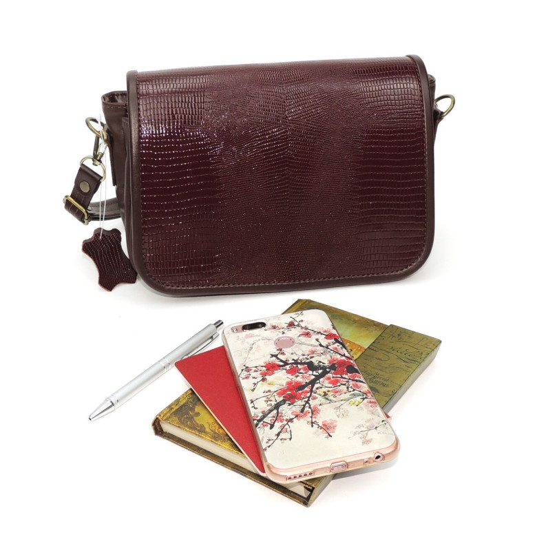 Сумка женская Natalia Kalinovskaya, С93 «Аресели» бордо 