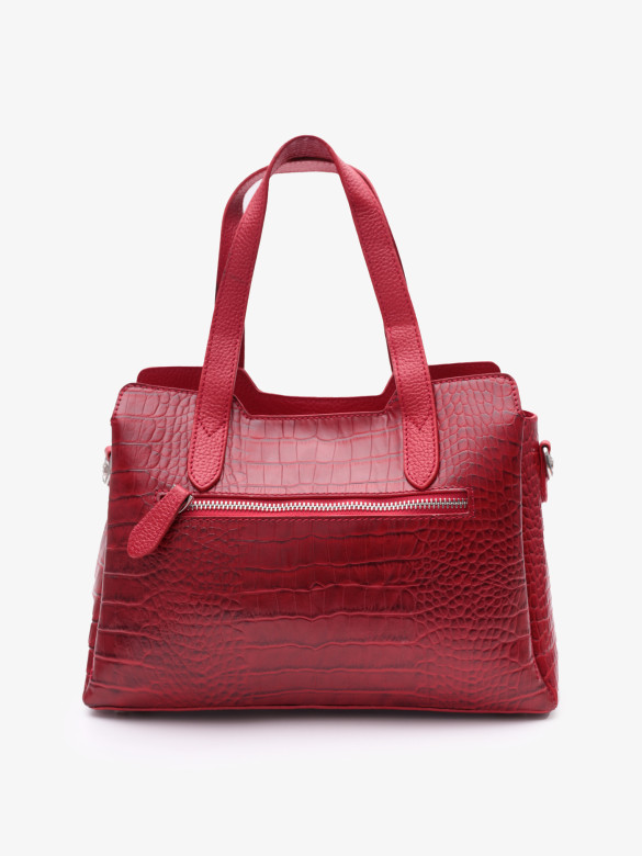 Сумка женская Karya 2390 красный крокодил Сумка женская Karya 2390 красный крокодил
