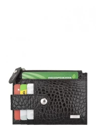 Картхолдер Esse 77873 КРИС DARK кайман черный Картхолдер Esse 77873 КРИС DARK кайман черный