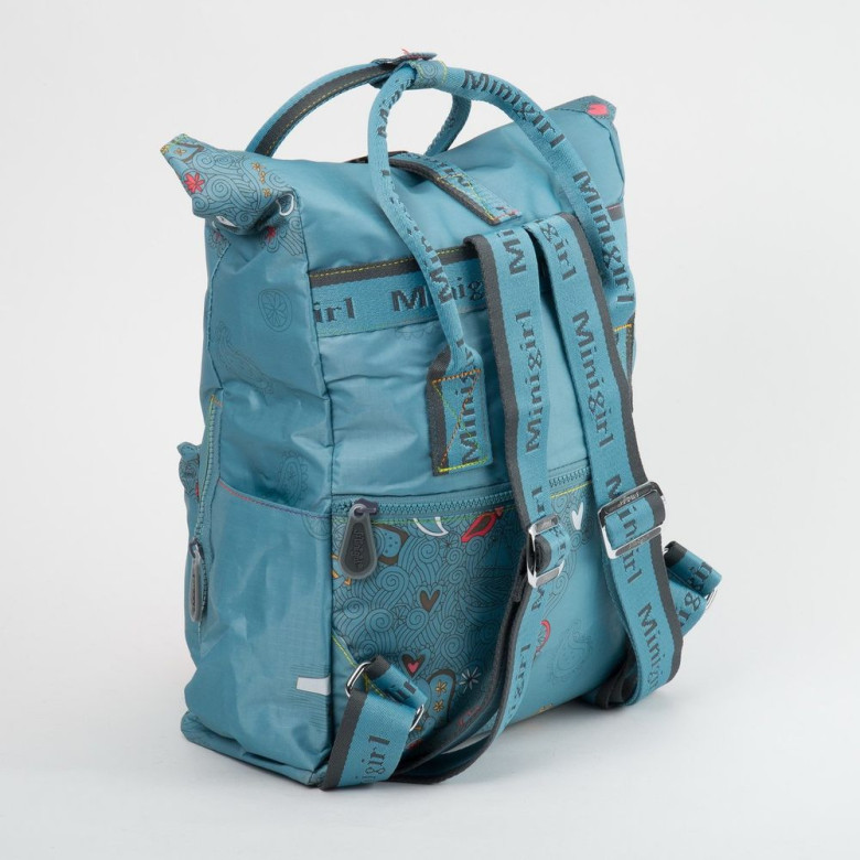 Сумка-рюкзак Minigirl 20175 слон тёмно-синяя Сумка-рюкзак Minigirl 20175 слон тёмно-синяя