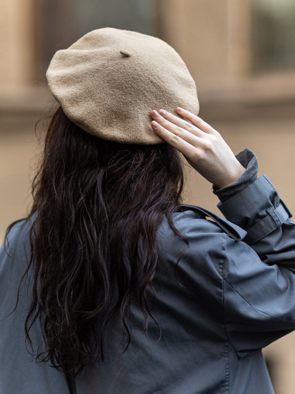 Берет женский Stigler, св.беж. Берет женский Stigler, св.беж.