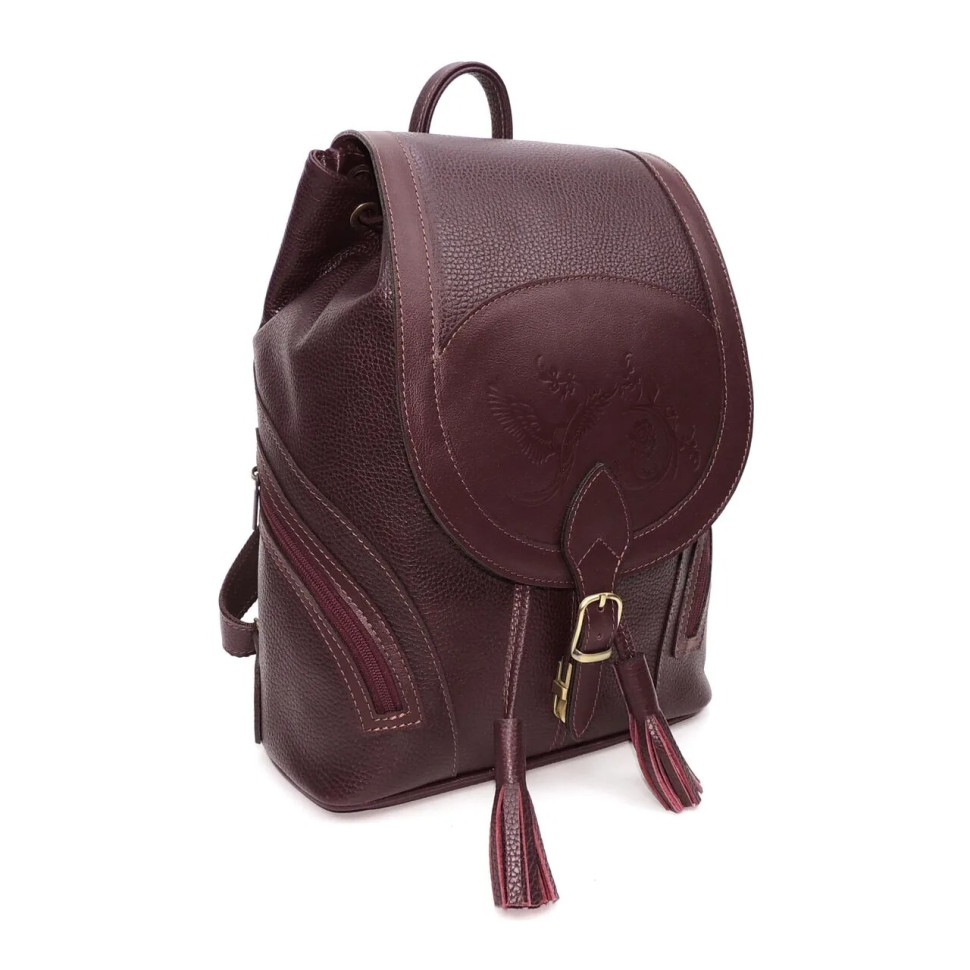 Рюкзак женский Natalia Kalinovskaya, "Лерия" бордо флотер