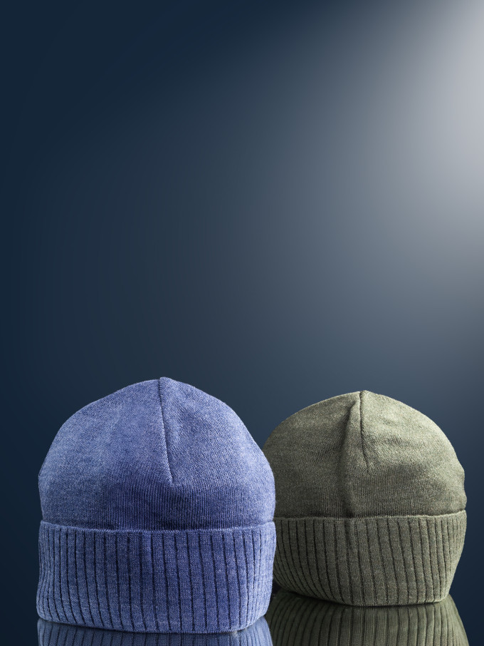 Мужская шапка-бини 2903 MARHATTER джинс Мужская шапка-бини 2903 MARHATTER джинс