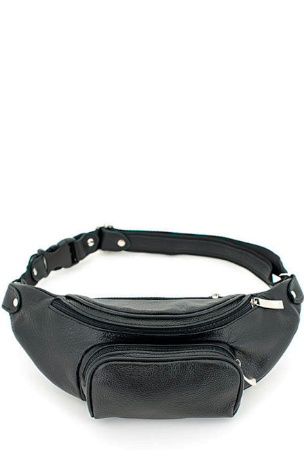 Сумка на пояс мужская Protege, Ц-259 - чёрный флотер Сумка на пояс мужская Protege, Ц-259 - чёрный флотер