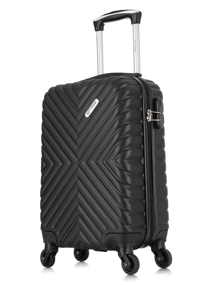 Чемодан L'Case New Delhi чёрный 18"