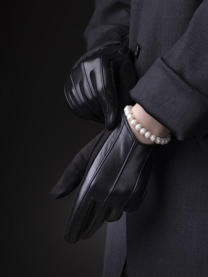 Перчатки женские HAVVS 6026 черные Перчатки женские HAVVS 6026 черные