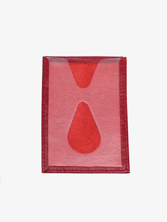 Футляр для транспортной карты Вектор КХ-315-2130 красный