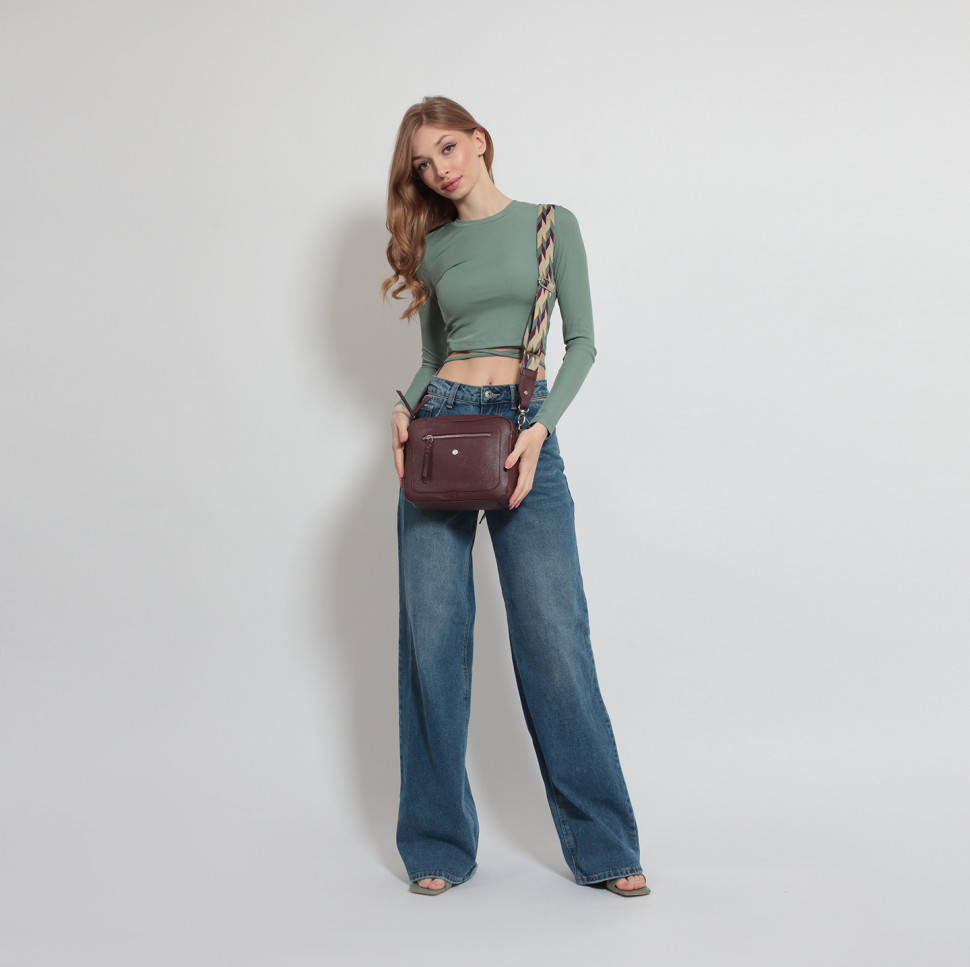 Сумка Richet 2593LNT 339 бордовая