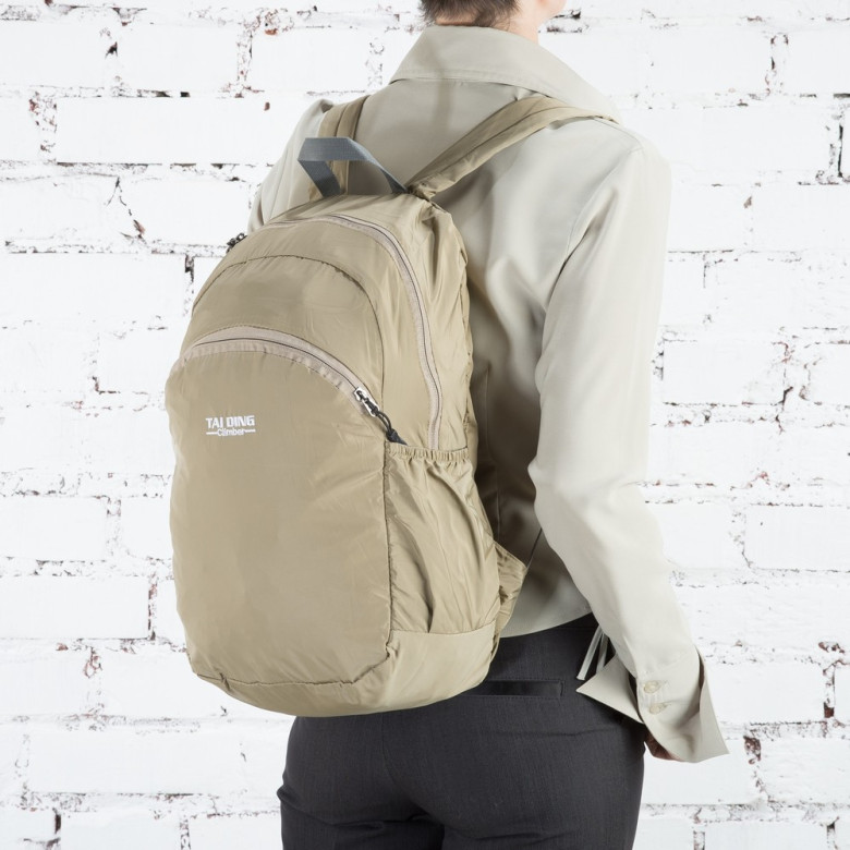 Рюкзак-трансформер Tai Ding 9082 бежевый