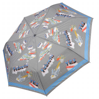 Зонт женский Fabretti, P-20200-9 серый