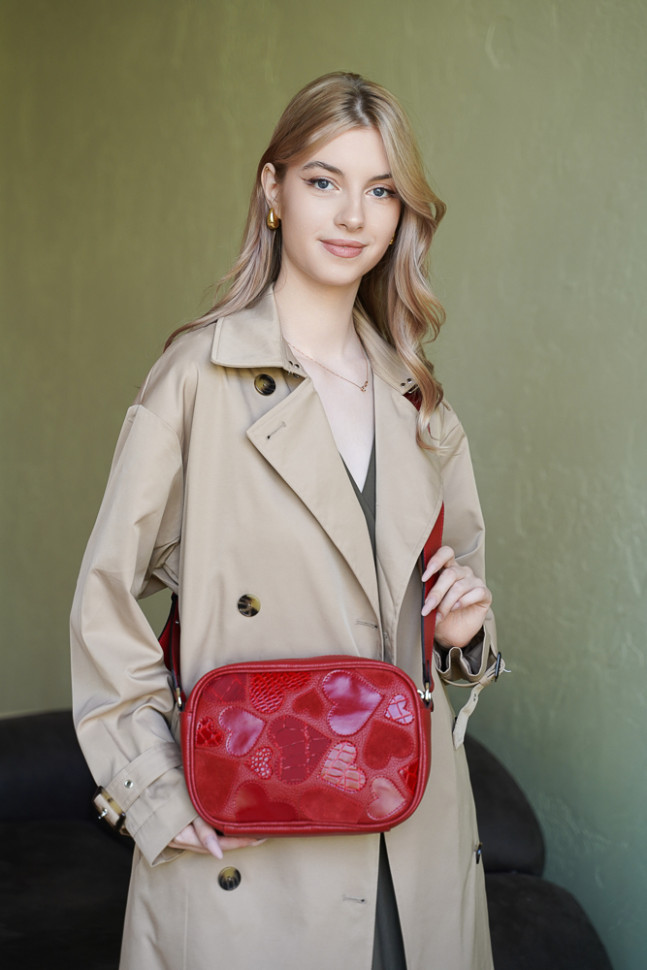 Сумка Protege ДС-481-301 "Сердечки" красный Сумка Protege ДС-481-301 "Сердечки" красный