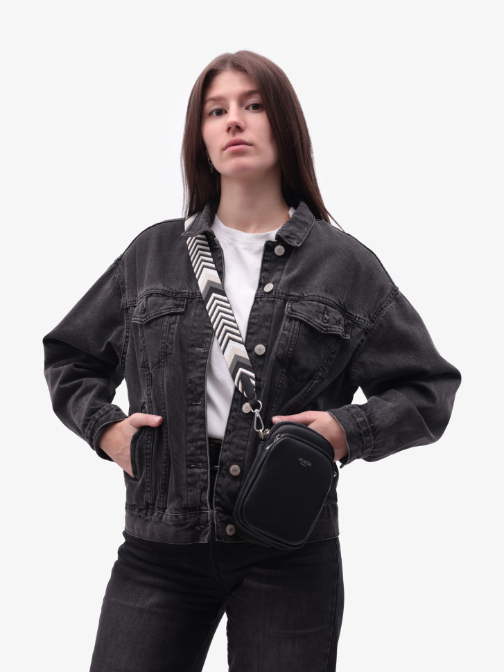 Сумка женская для телефона Acacia 24223 black Сумка женская для телефона Acacia 24223 black