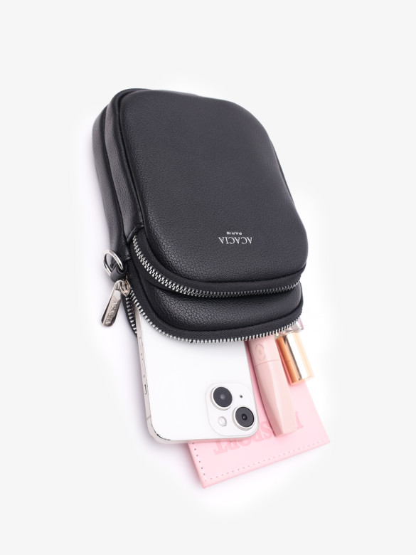 Сумка женская для телефона Acacia 24223 black