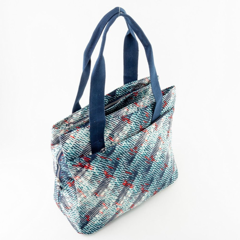 Сумка женская Ruilaisi 168 синяя в крапинку