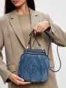 Сумка Curanni 2477 замша джинс