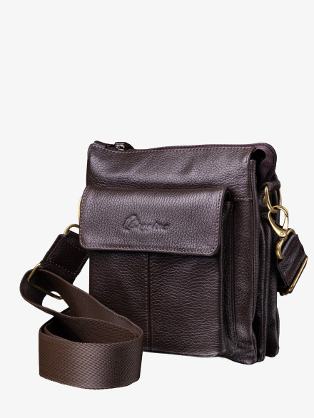 Сумка мужская  Baggins 0108 коричневый фл.