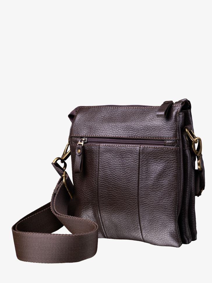 Сумка мужская  Baggins 0108 коричневый фл.