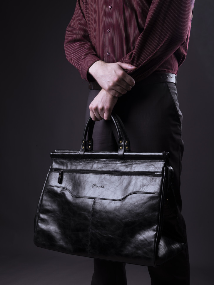 Сумка дорожная Baggins 1037 черная пулл-ап