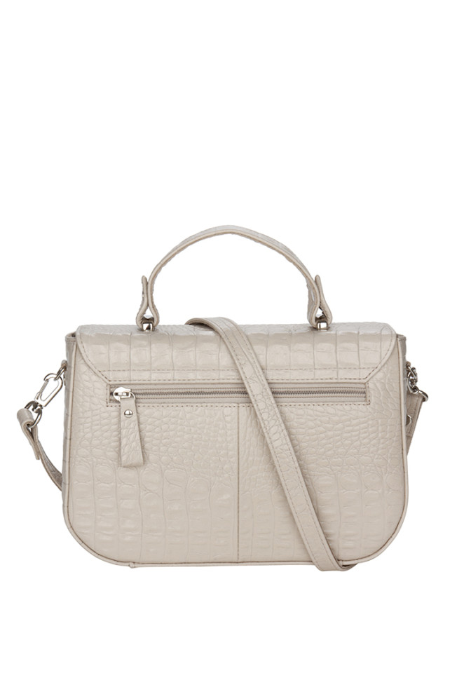 Сумка Esse 78734 МЕГАН АЙВОРИ кожа кайман кремовая Сумка Esse 78734 МЕГАН АЙВОРИ кожа кайман кремовая