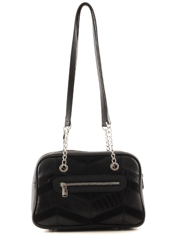 Сумка женская Fiato, 2732 печворг микс 440 черная Сумка женская Fiato, 2732 печворг микс 440 черная