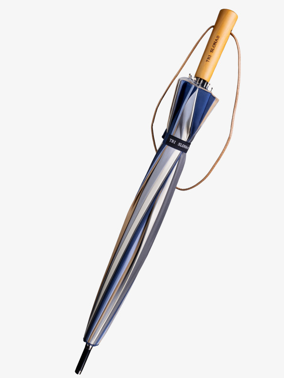 Зонт трость женский Три Слона L2240 Blue Зонт трость женский Три Слона L2240 Blue