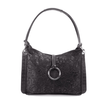 Сумка женская итальянская Roberta Firenze sissi 153 чёрная Сумка женская итальянская Roberta Firenze sissi 153 чёрная