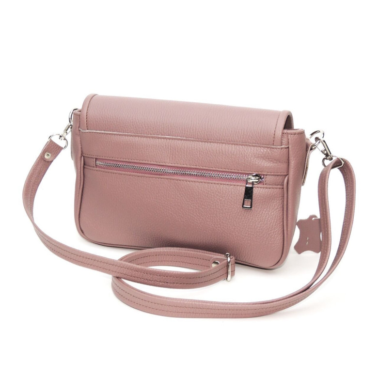 Сумка женская Natalia Kalinovskaya, "София" сирень с тиснением "Растение"