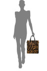 Сумка женская Protege, ДС-220-256 "Зебра" охра флотер
