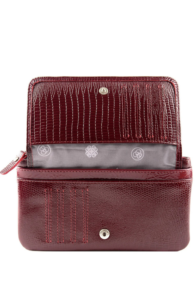 Кошелёк женский 60675 ИНКАНТО CHERRY варан Кошелёк женский 60675 ИНКАНТО CHERRY варан