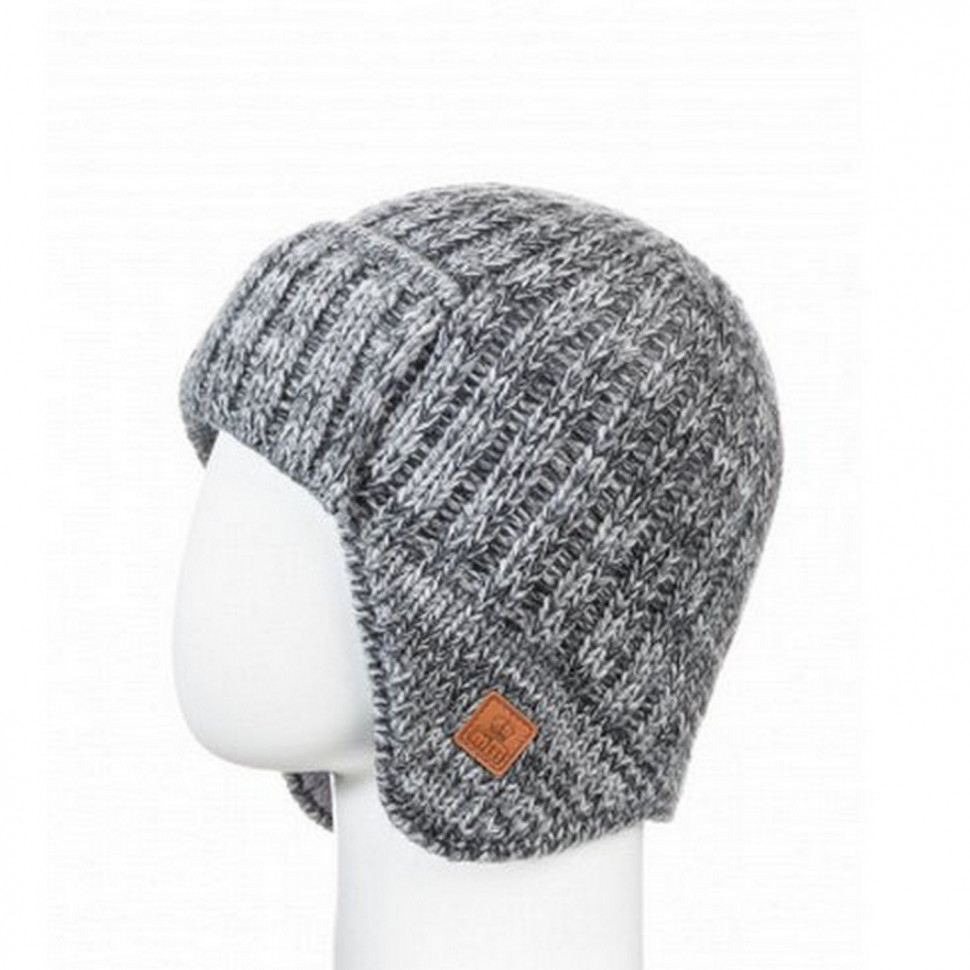 Мужская ушанка 8857/2 MARHATTER серая