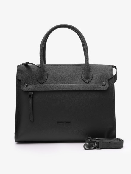 Сумка женская Karya 2441 тёмно-серая Сумка женская Karya 2441 тёмно-серая