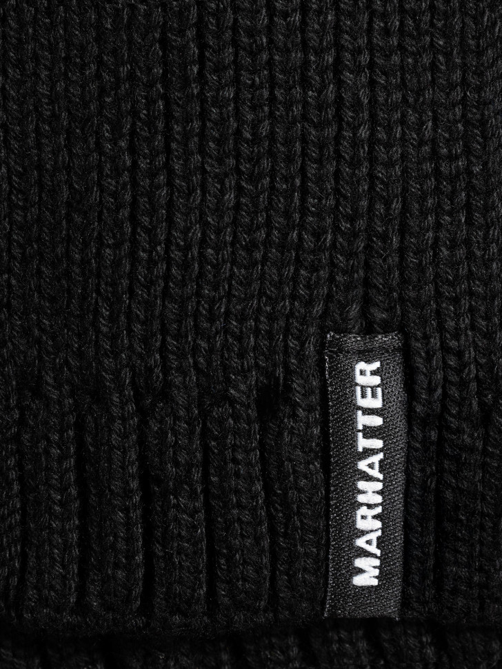 Шапка мужская 13152 MARHATTER чёрная (57-59) Шапка мужская 13152 MARHATTER чёрная (57-59)