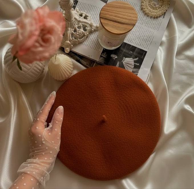 Берет женский Stigler, терракот Берет женский Stigler, терракот